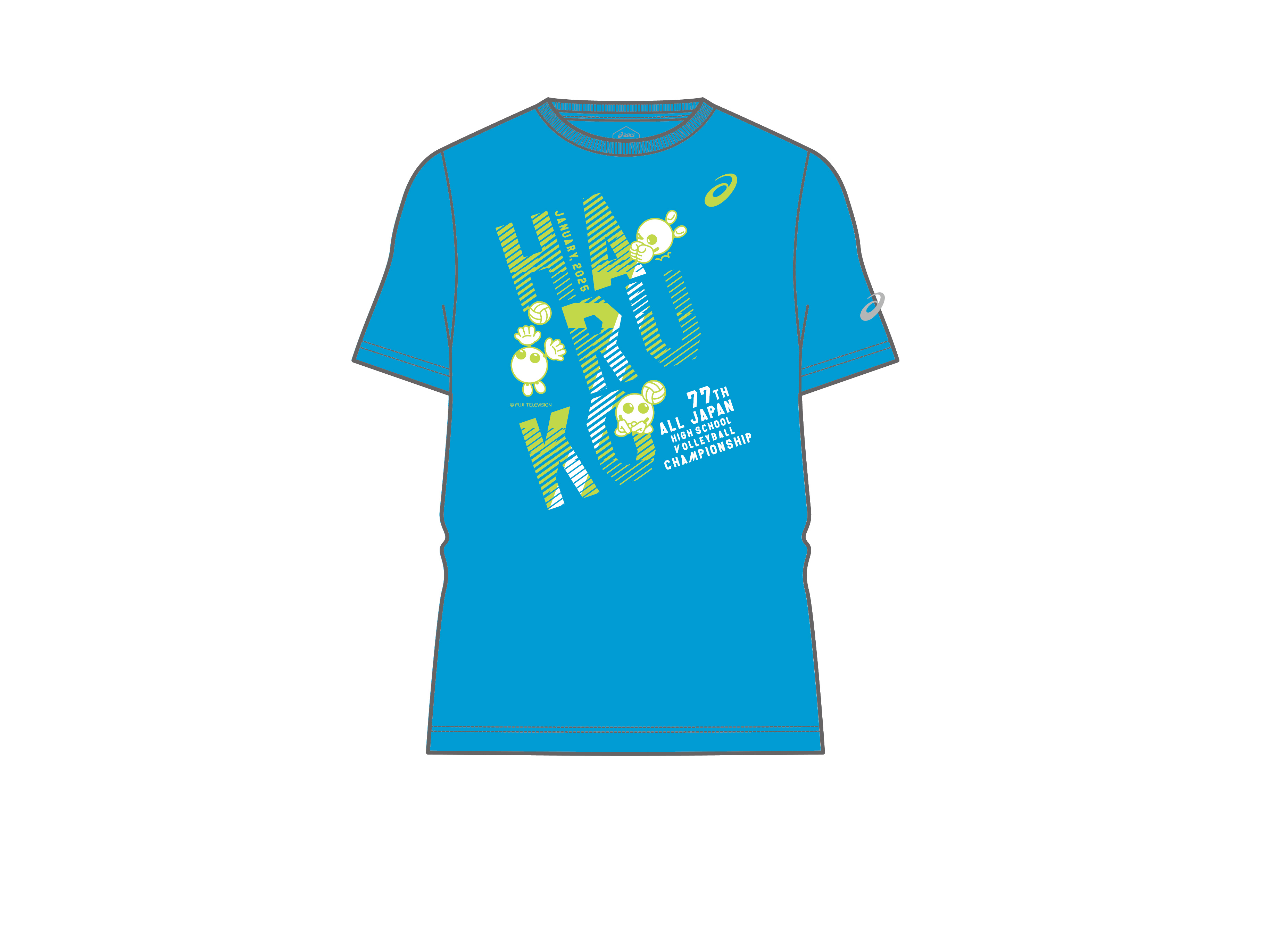 春高 バレー 2025 tシャツ デサント Lサイズ BKGD 77回大会